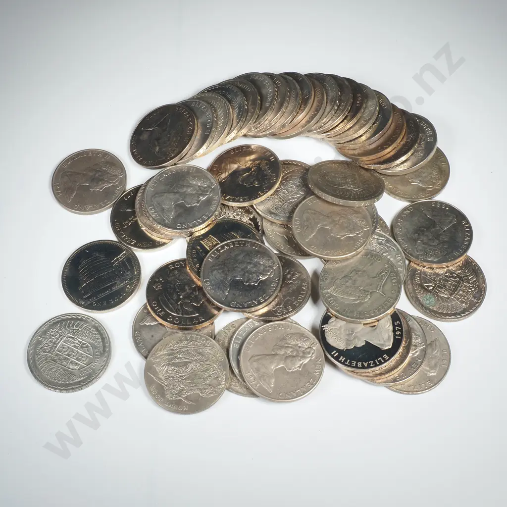 New Zealand - 50 Commemorative One Dollar Coins Image 1++