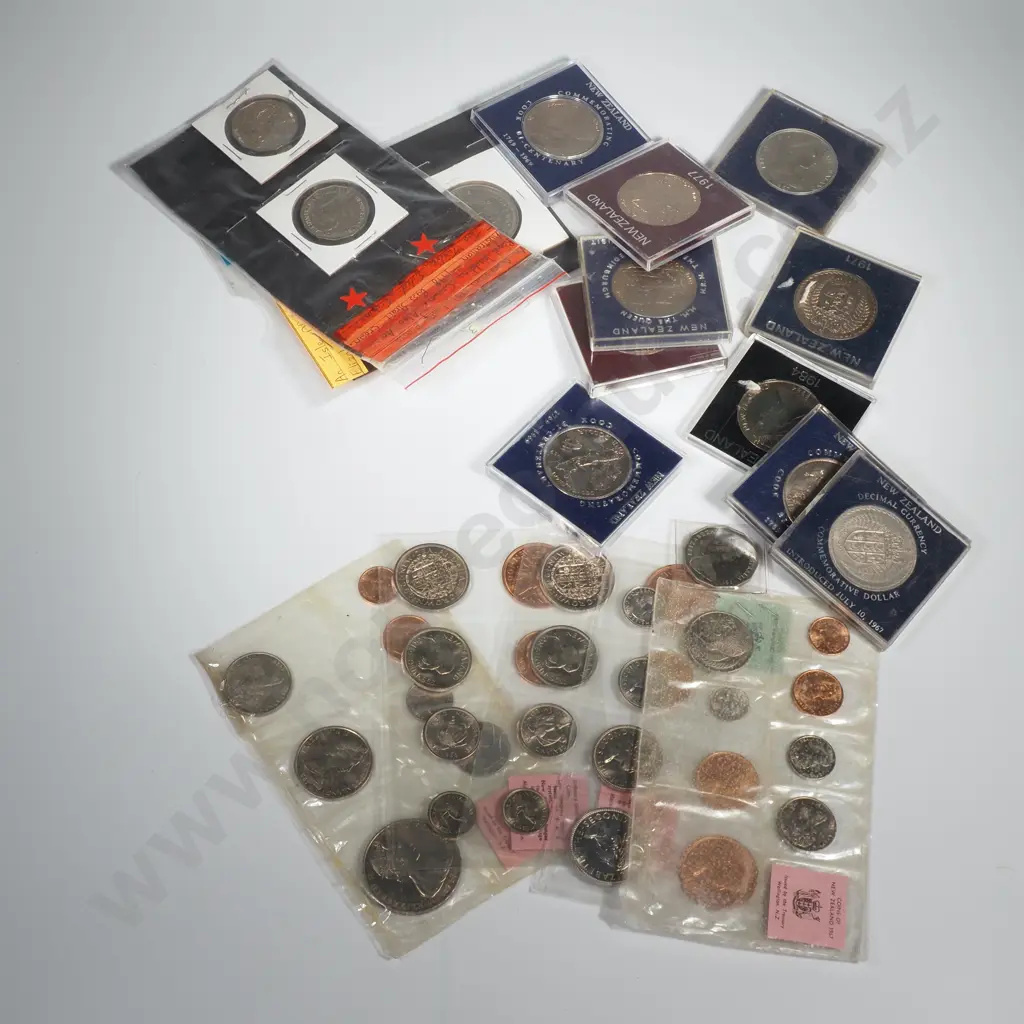 Assorted UNC Coinage - Mainly NZ Image 1++