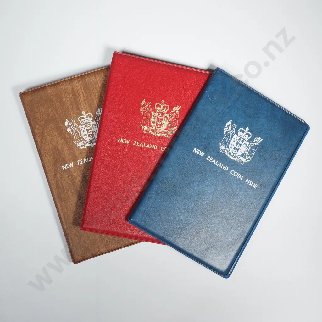 Three NZ UNC Coin Sets  Image 1++