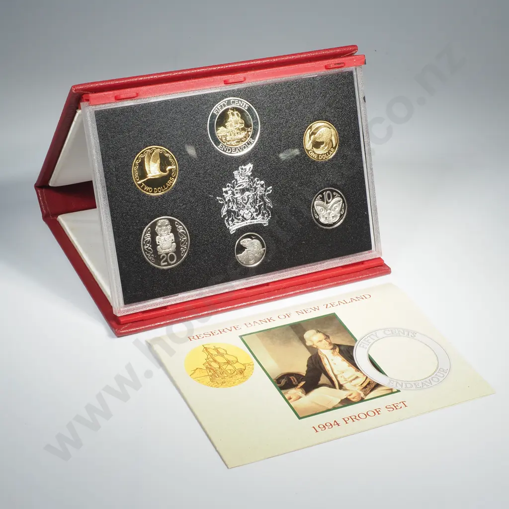 NZ 1994 Proof Coin Set Image 1++