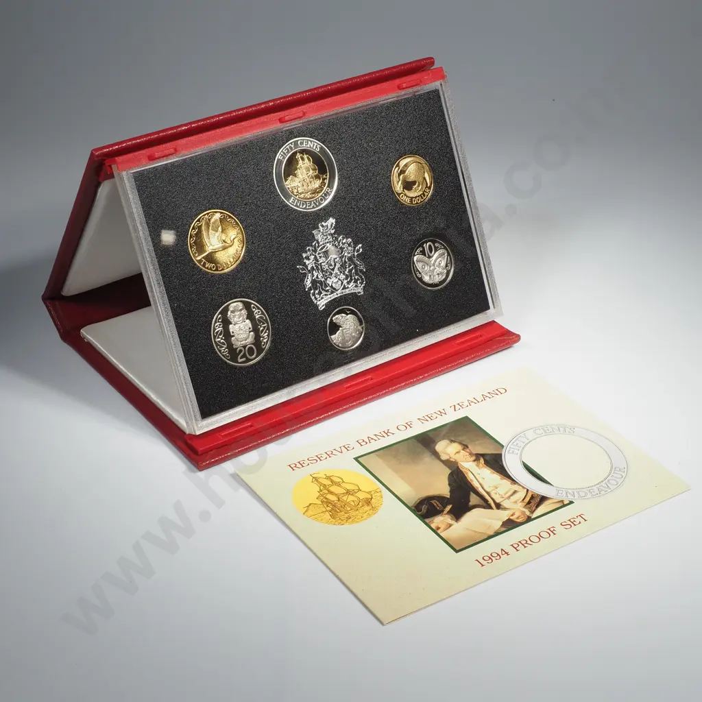 1994 NZ Proof Coin Set  Image 1++