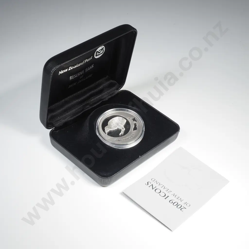 2009 NZ Icons One Ounce Silver Proof Coin Image 1++
