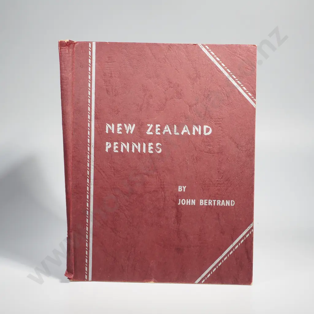 NZ Bertrand Penny Album - Complete - in Average Condition  Image 1++