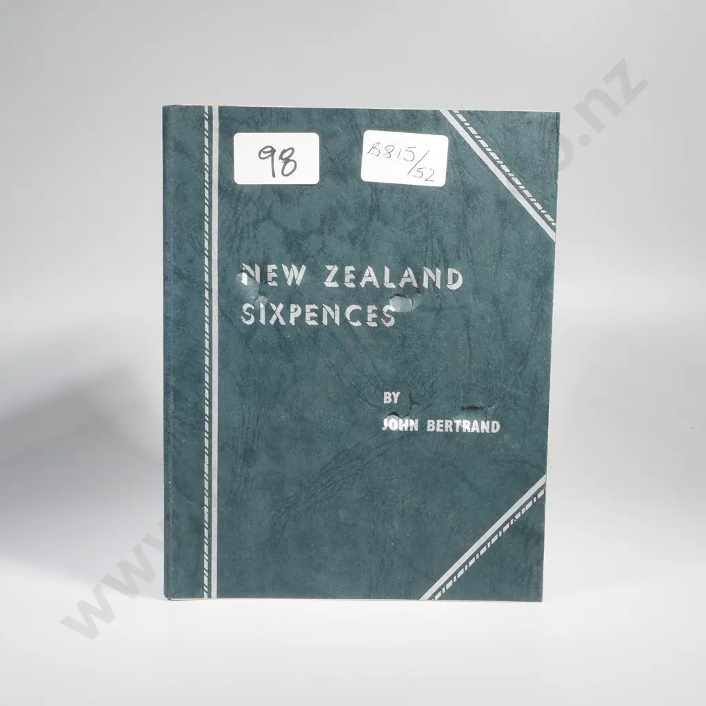 John Bertrand NZ Six Pence Coin Folder Image 1++