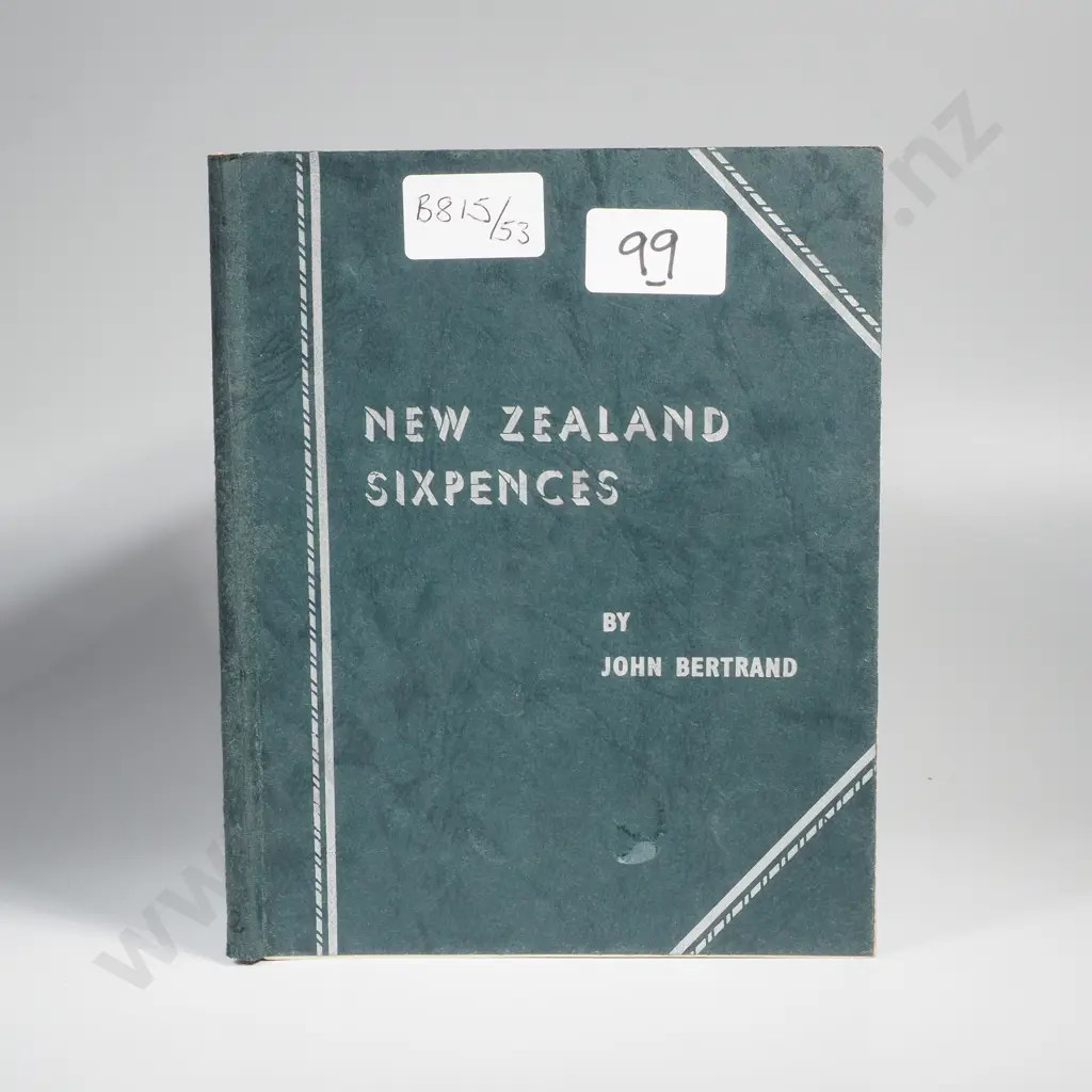 John Bertrand NZ Six Pence Coin Folder Image 1++