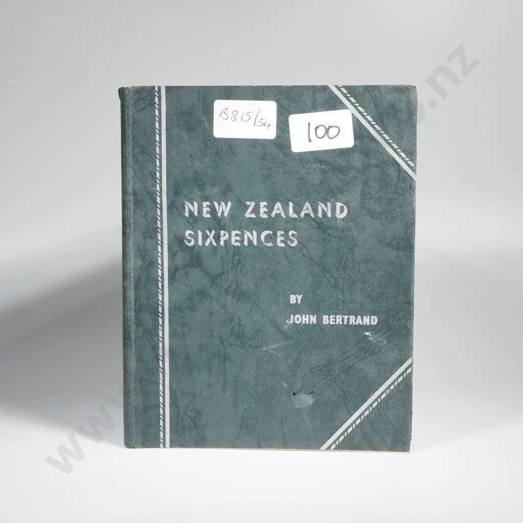 John Bertrand NZ Six Pence Coin Folder Image 1++
