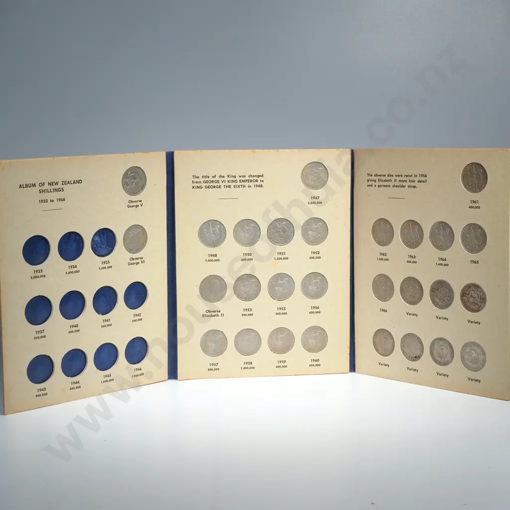 John Bertrand NZ Shillings Folder Image 1++