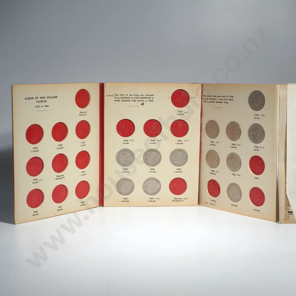 John Bertrand NZ Florin Coin Folder Image 1++