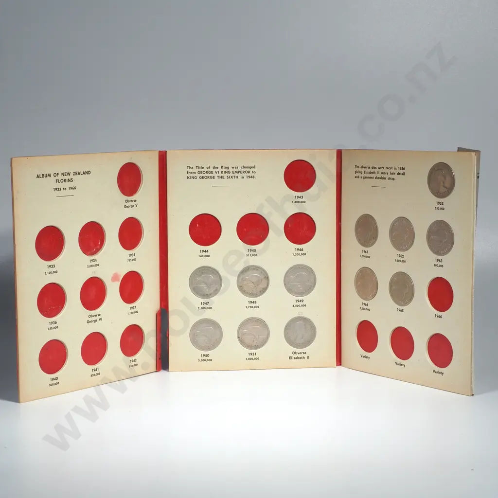John Bertrand NZ Florin Coin Folder Image 1++
