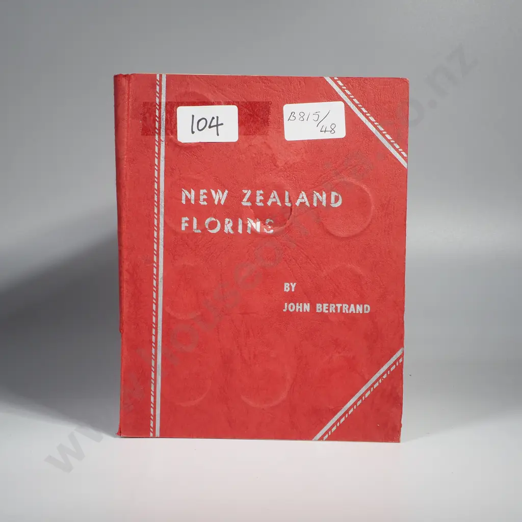 John Bertrand NZ Florin Coin Folder Image 1++