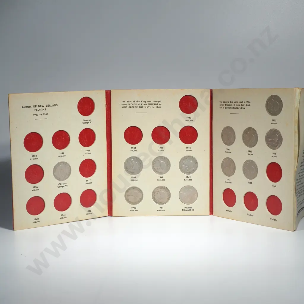 John Bertrand NZ Florin Coin Folder Image 1++
