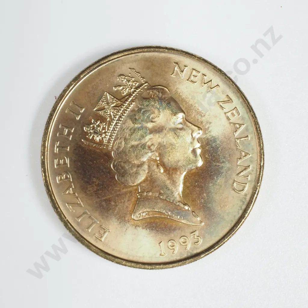 NZ 1993 Kingfisher Two Dollar Coin  Image 1++