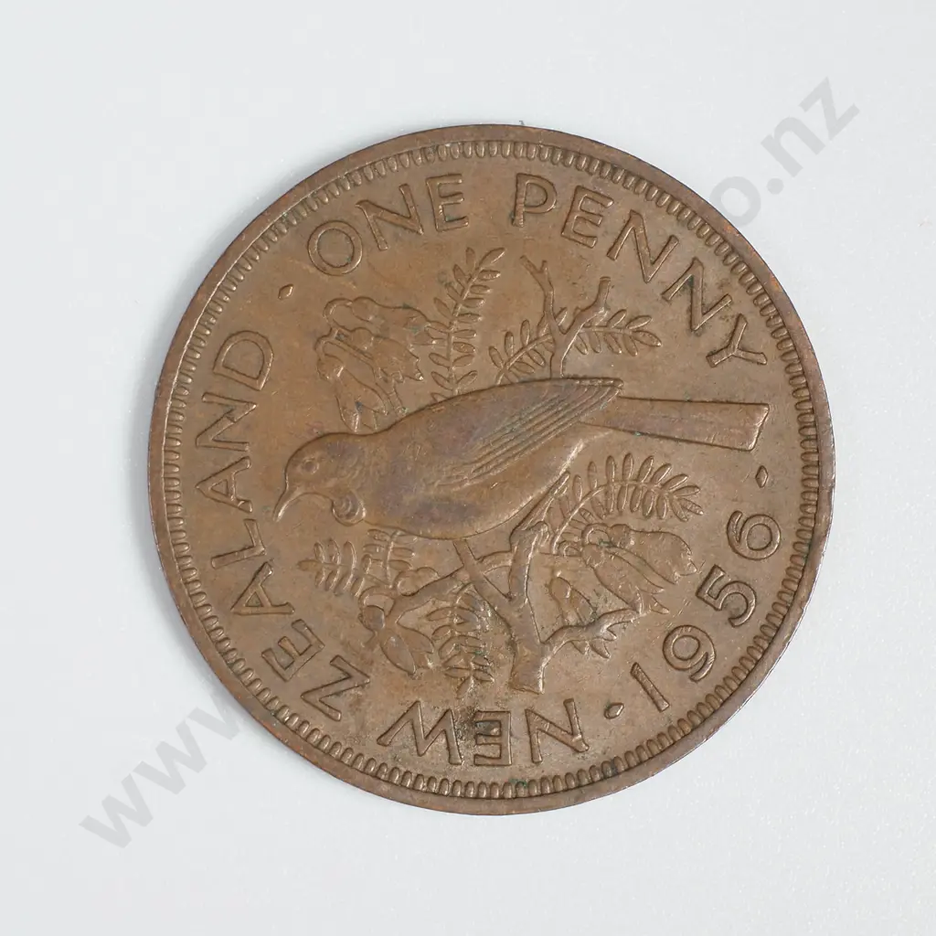 1956 No Shoulder Strap NZ Penny Image 1++