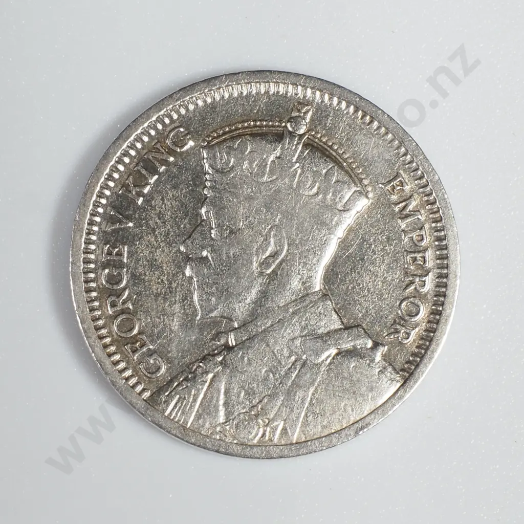 1935 NZ Threepence - Cleaned Image 1++