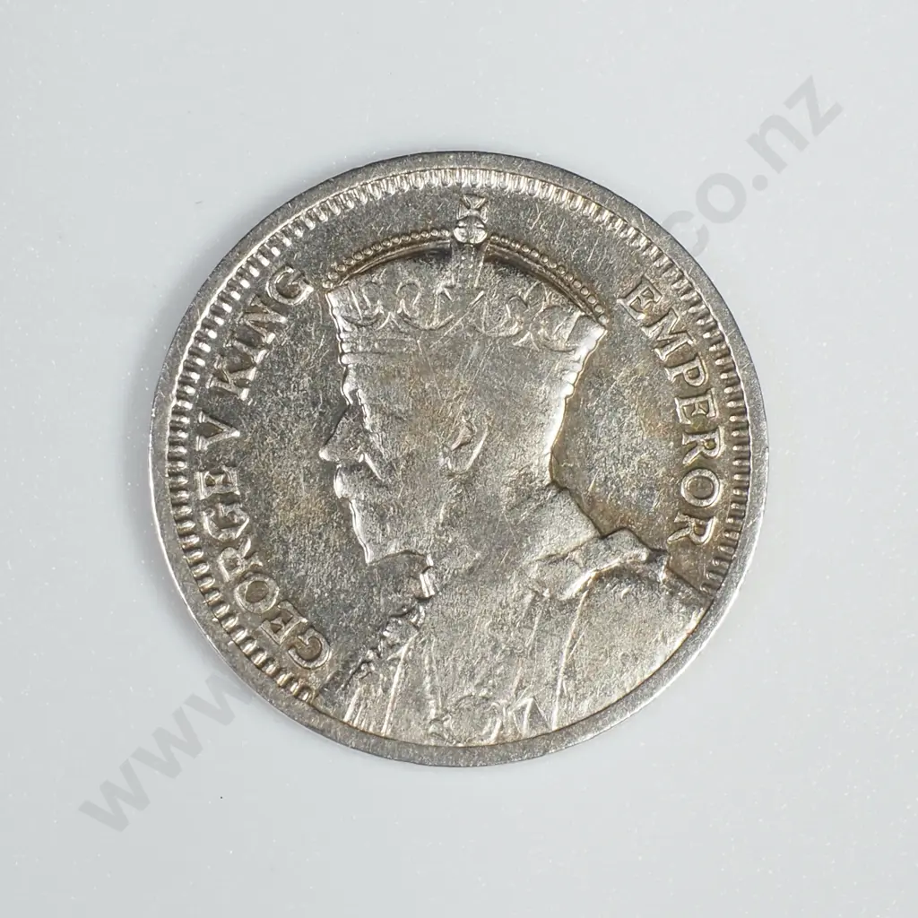 1935 NZ Threepence - Cleaned Image 1++