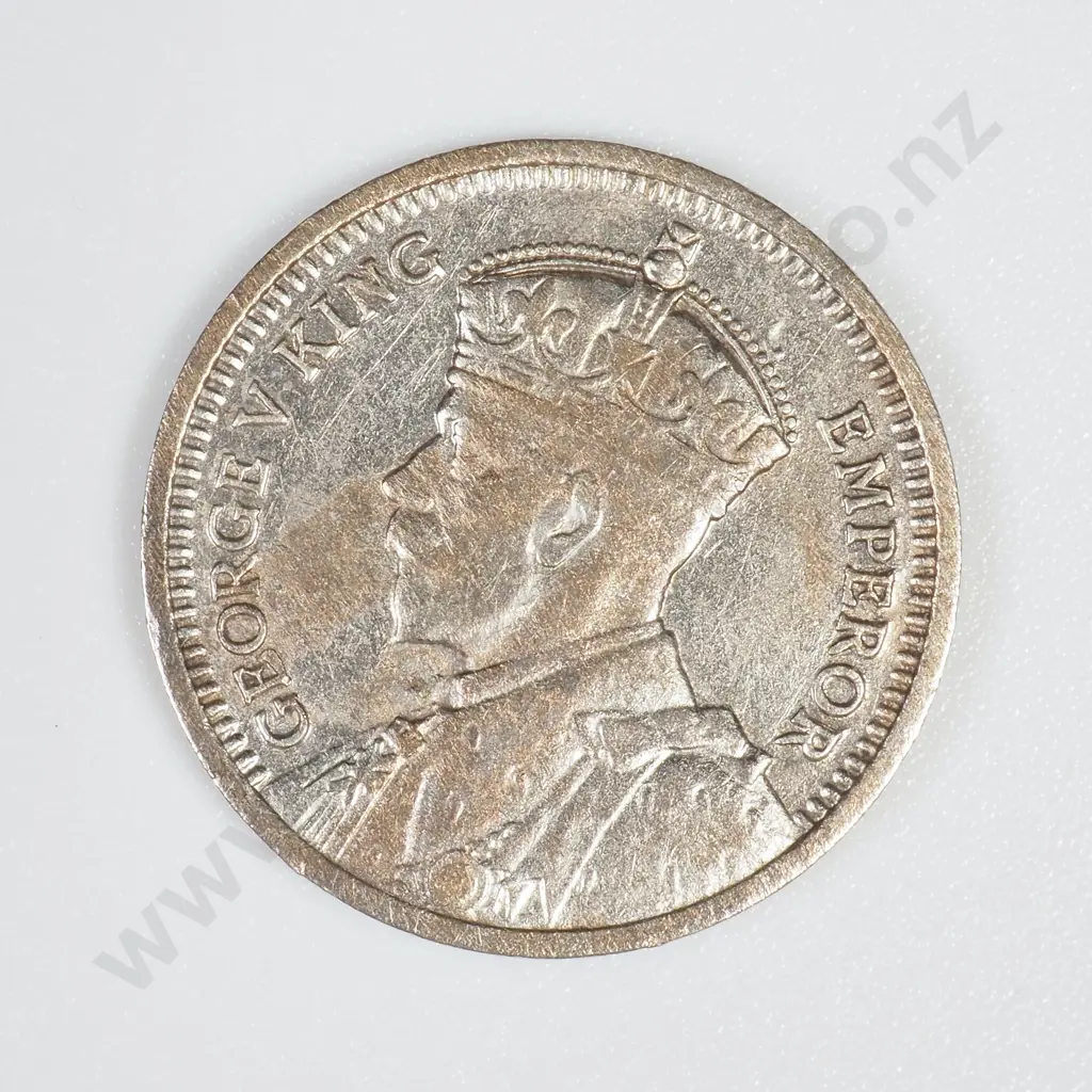 1935 NZ Threepence - Cleaned Image 1++