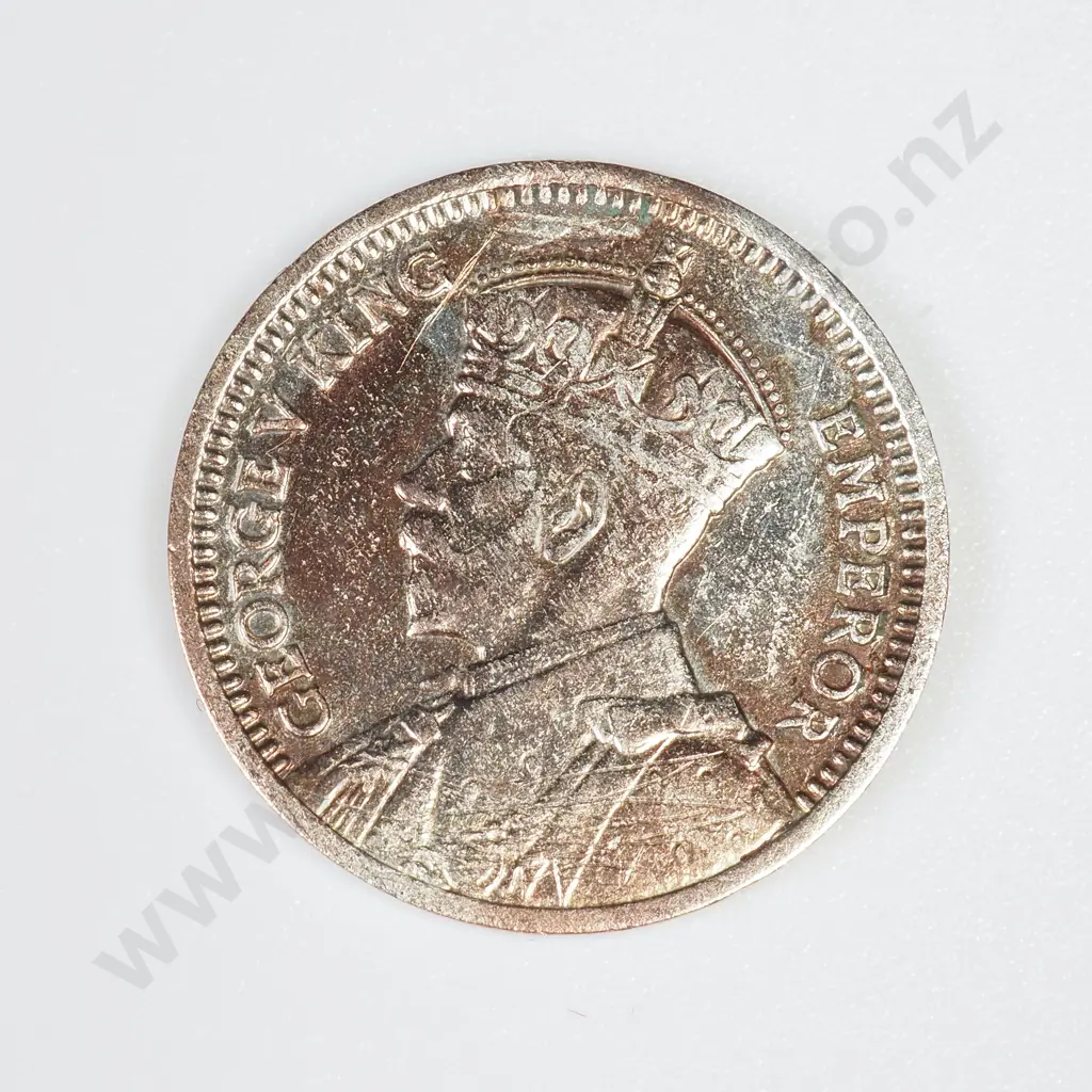1935 NZ Threepence - Cleaned Image 1++