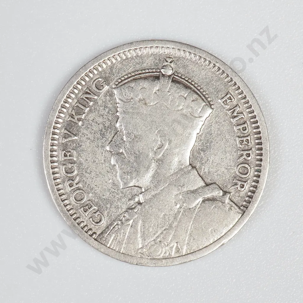1935 NZ Threepence - Cleaned Image 1++