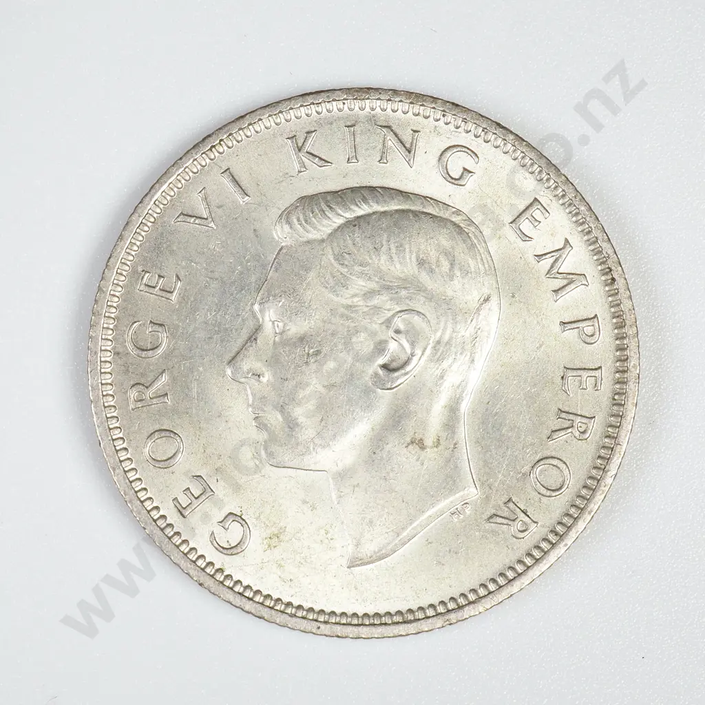 NZ 1946 Florin - Mint Lustre Image 1++