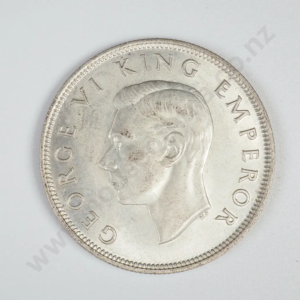 1940 NZ Half Crown - Better Grade Image 1++