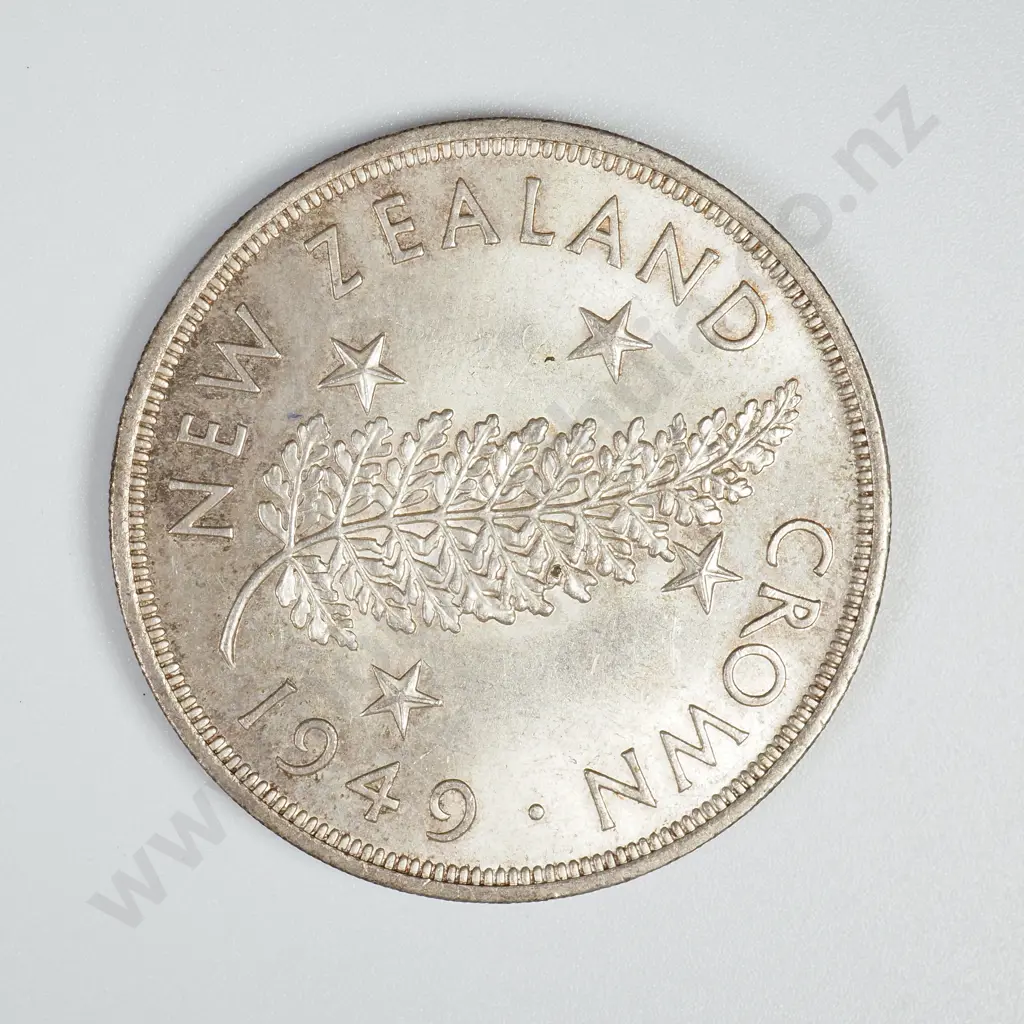 NZ 1949 Crown Image 1++