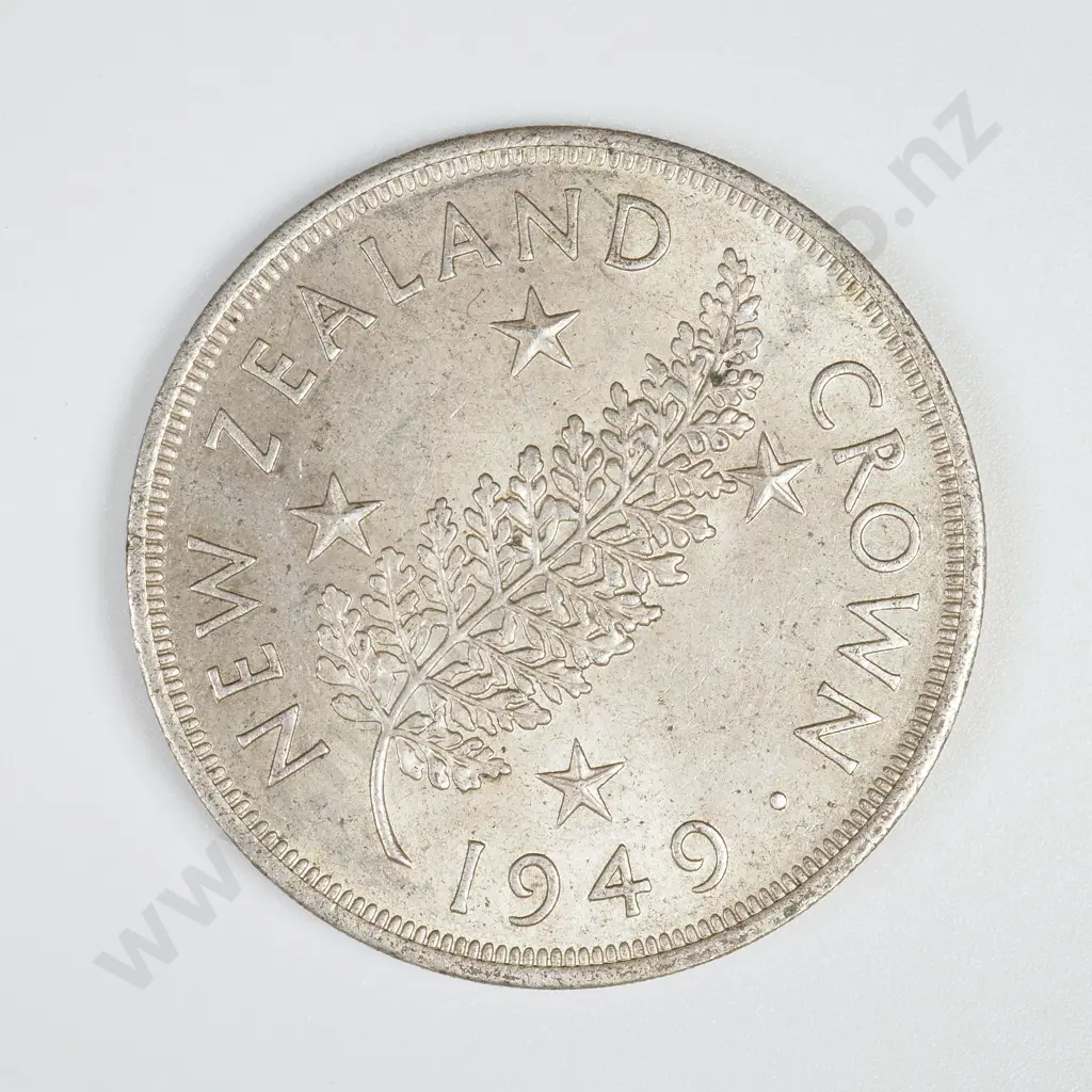 NZ 1949 Crown Image 1++