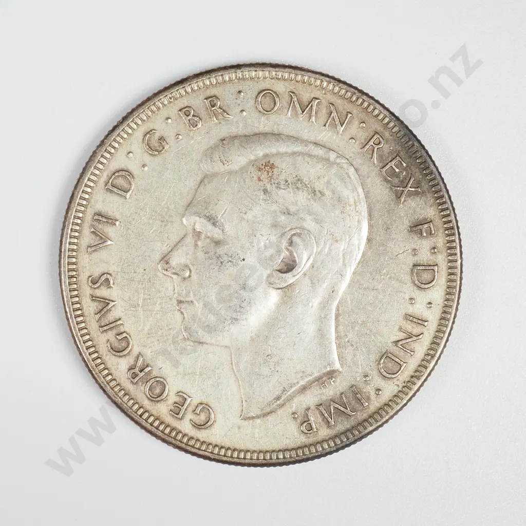 Australia 1937 Silver Crown, Very Fine Image 1++