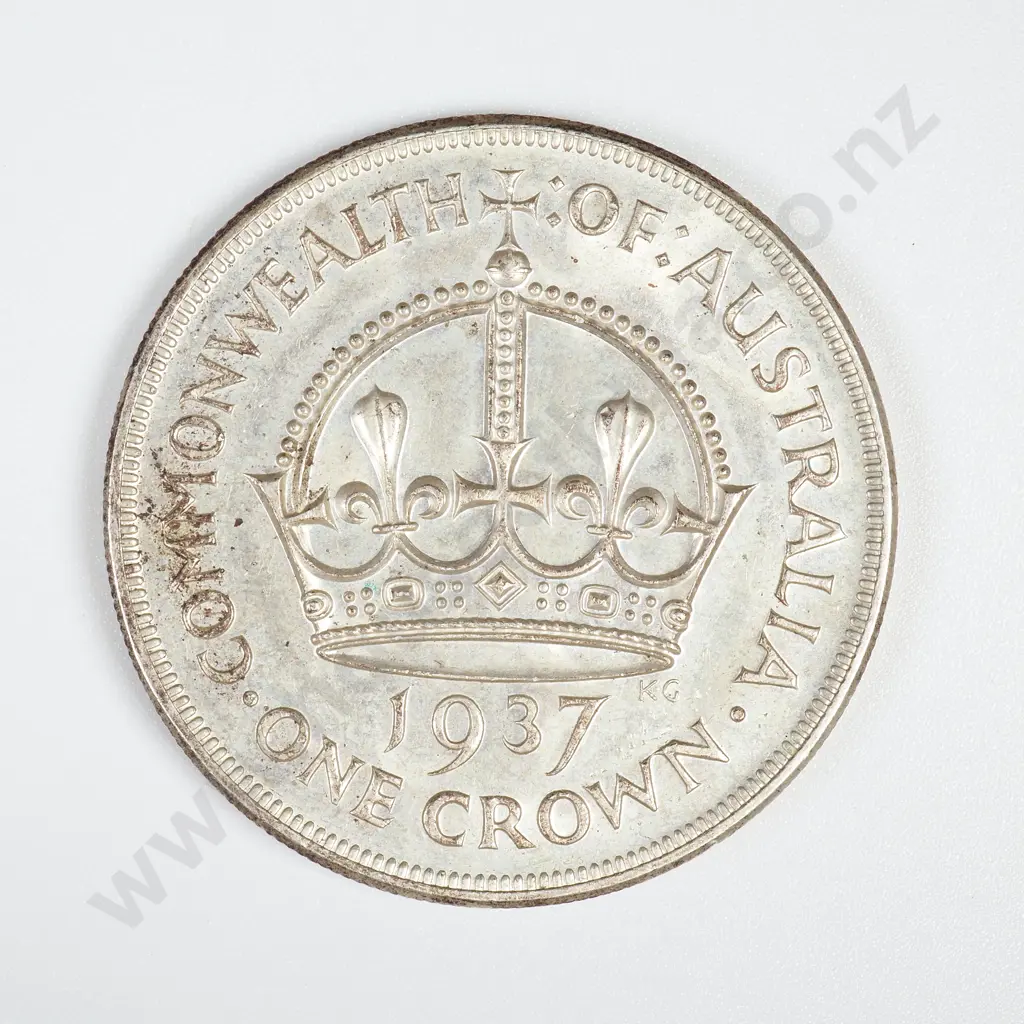 1937 Australian Crown - Better Grade  Image 1++