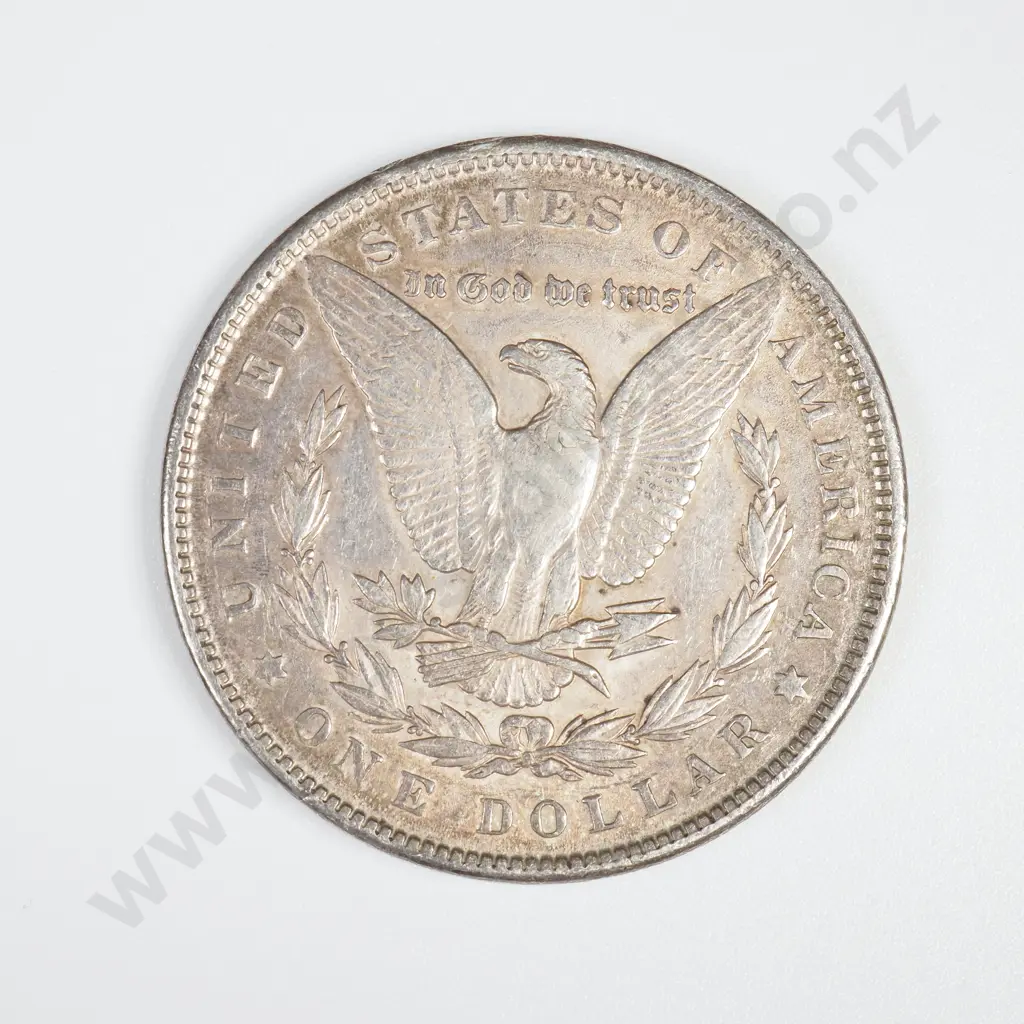 United States 1889 Silver Morgan Dollar, Very Fine Image 1++