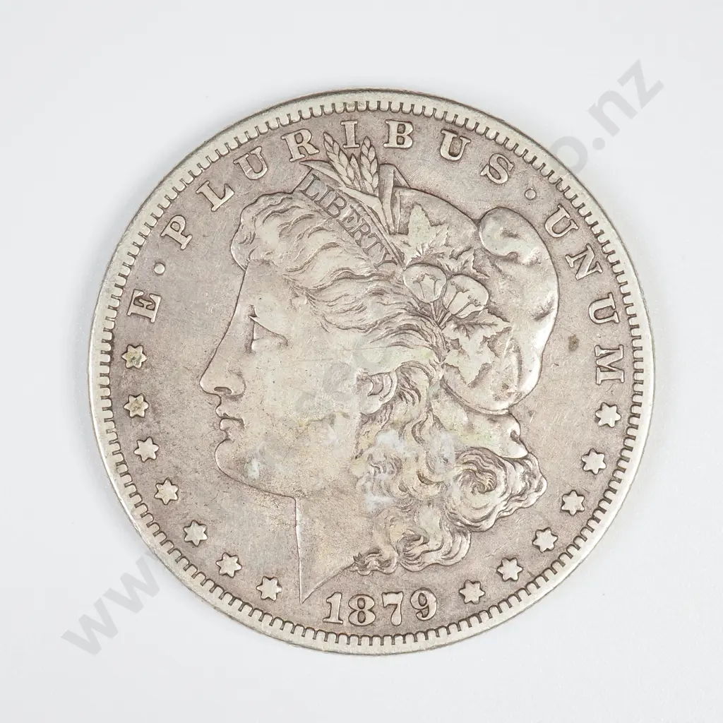 US 1879 Morgan Silver Dollar Image 1++