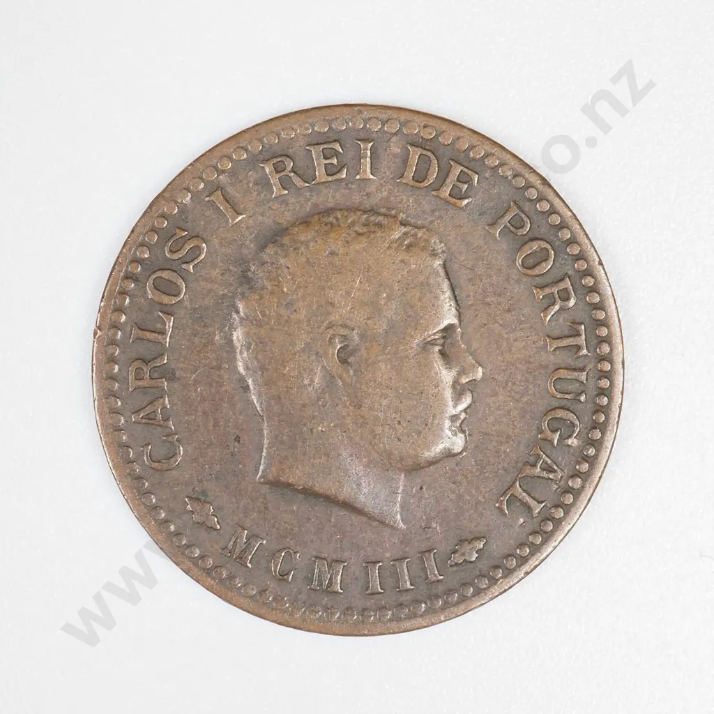 Portuguese India 1903 One Eighth Tanga, Fine Image 1++