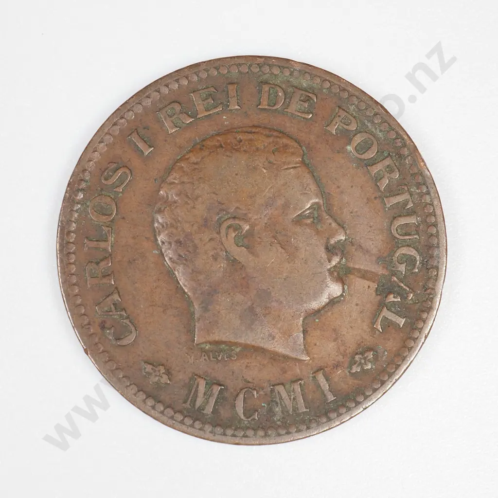 Portuguese India 1901 One Quarter Tanga, Fine Image 1++