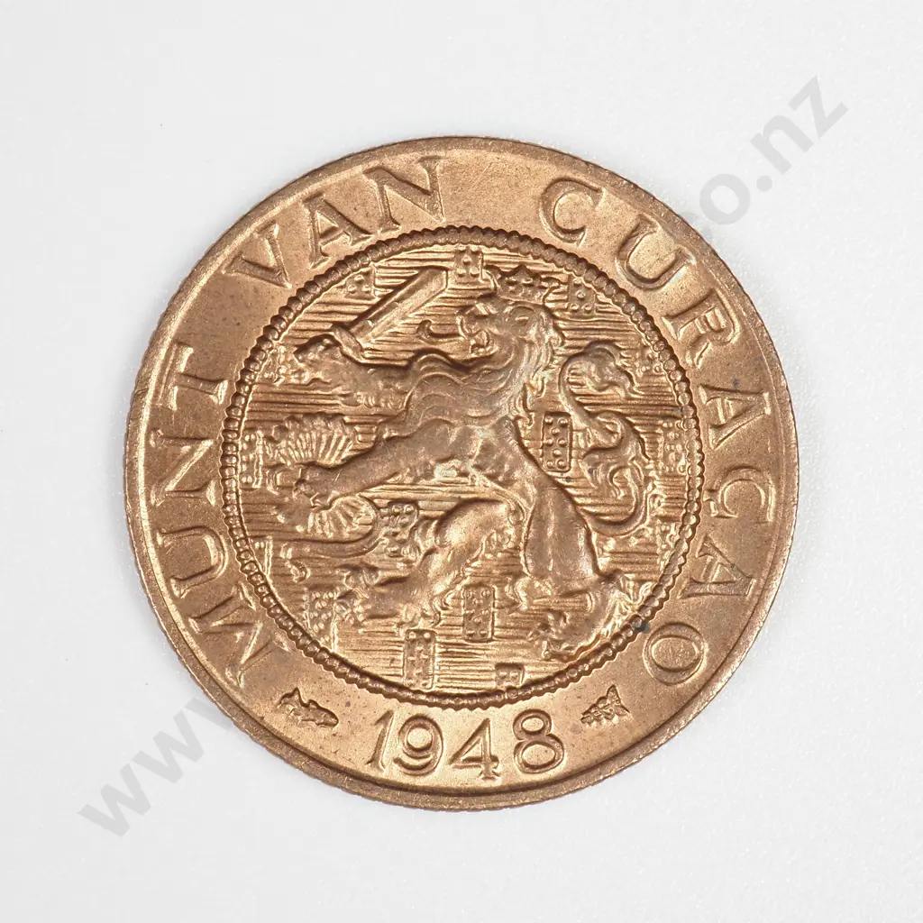 Curaçao 1948  2 1/2 Cents Image 1++