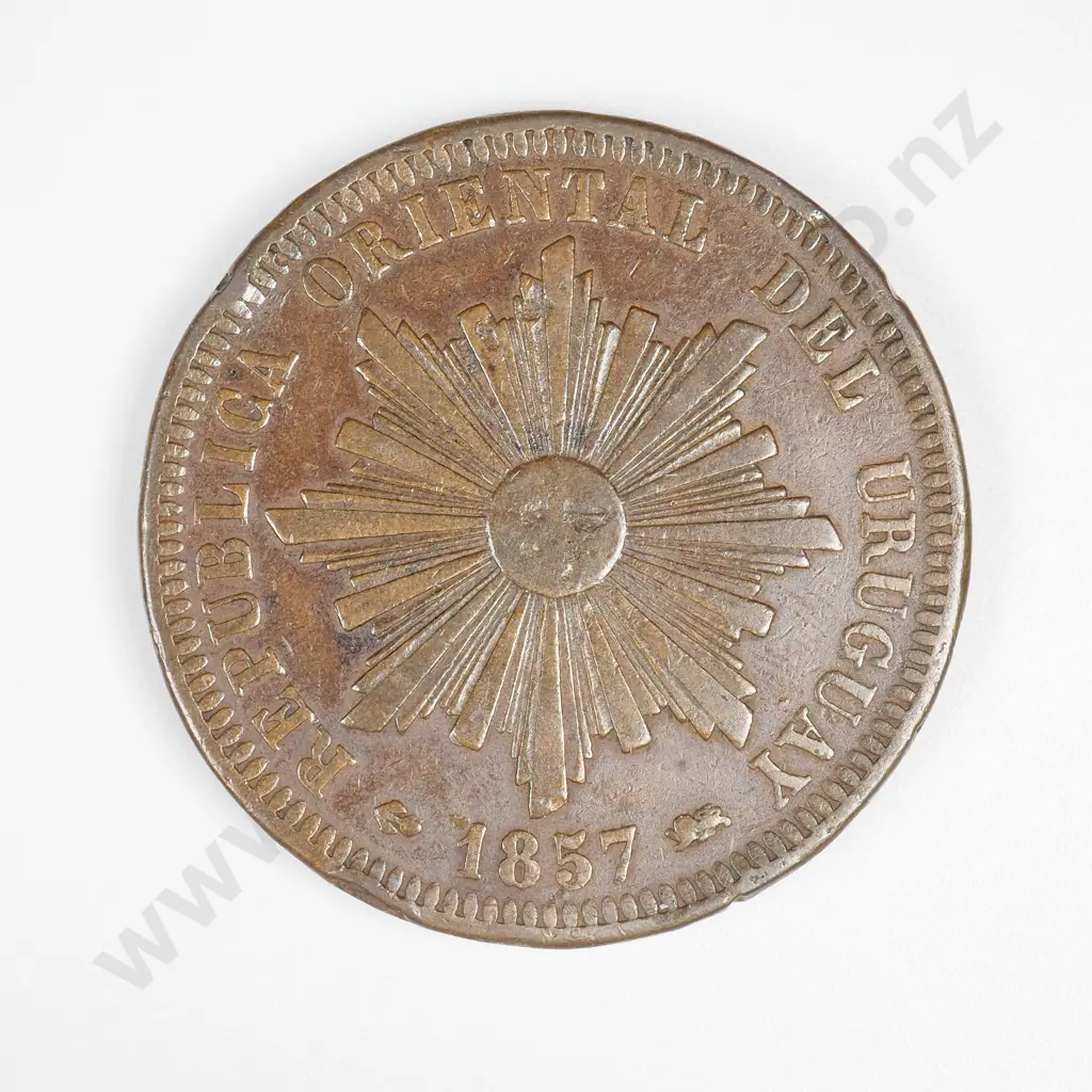 Uruguay 1857 40 Centésimos  Image 1++