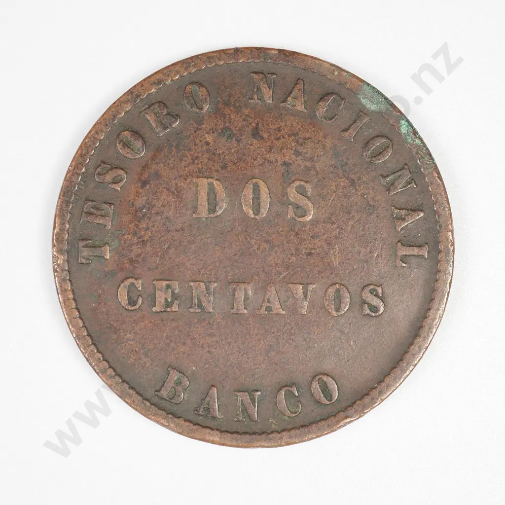 Argentina 1854 Two Centavos Image 1++