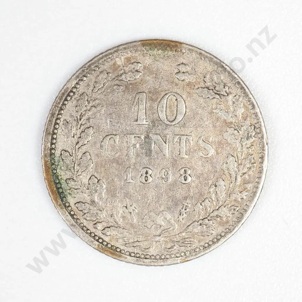 Netherlands 1898 Ten Cent Image 1++