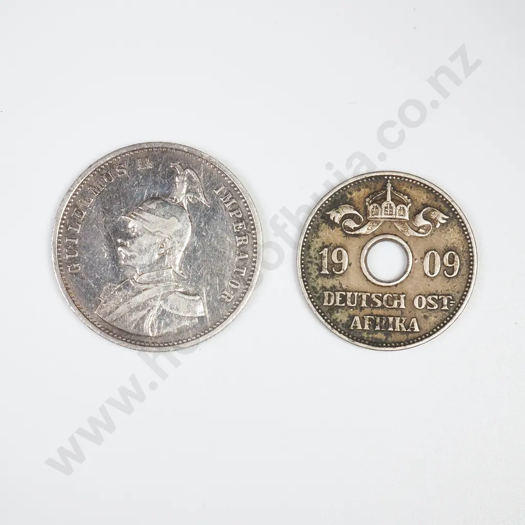 Two German East African Coins Image 1++