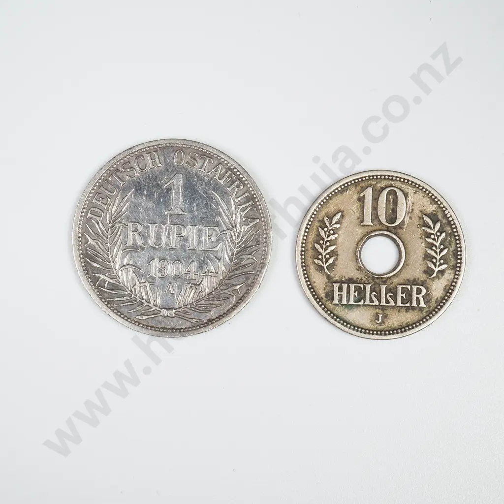 Two German East African Coins Image 1++