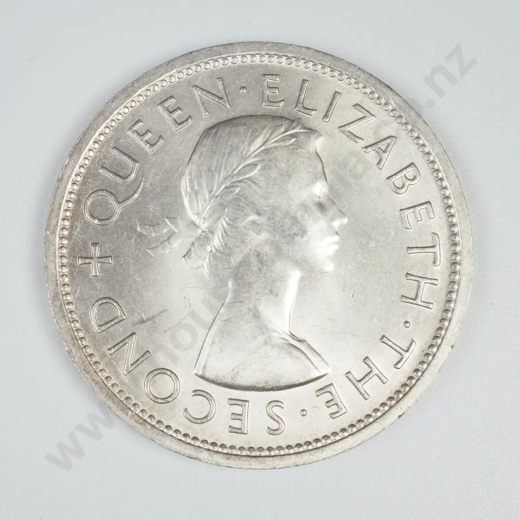 Southern Rhodesia 1953 Silver Crown, Uncirculated Image 1++