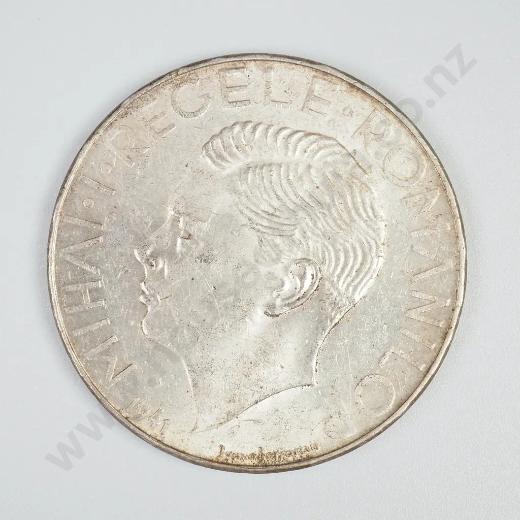 Romania 1941 Silver 500 Lei Image 1++