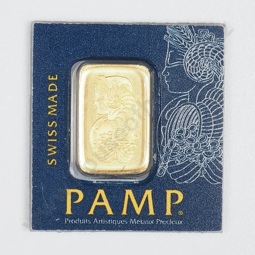 Pamp One Gram Fine Gold Bar in Case  Image 1++