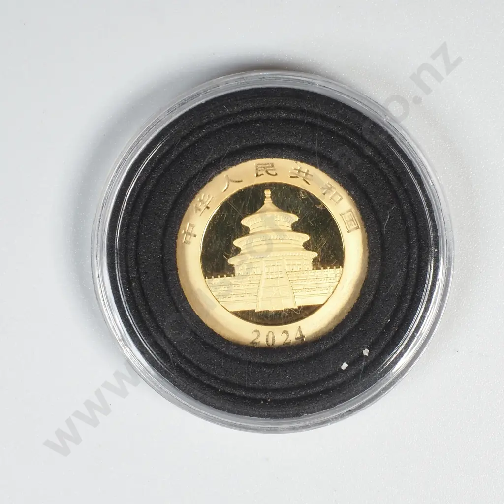 2024 Chinese 3 Gram Gold Panda Coin Image 1++