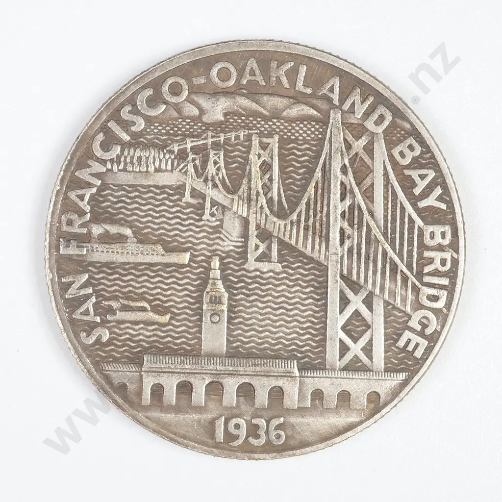 US 1936 Half Dollar - San Francisco Bridge Image 1++