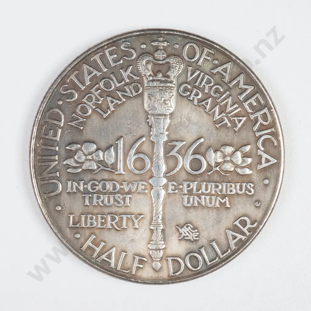 US 1936 Half Dollar - Norfolk Virginia  Image 1++