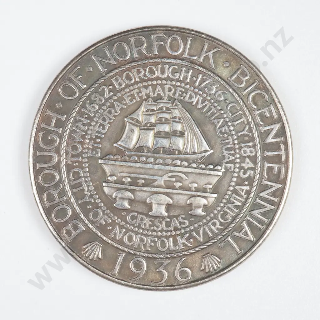 US 1936 Half Dollar - Norfolk Virginia  Image 1++