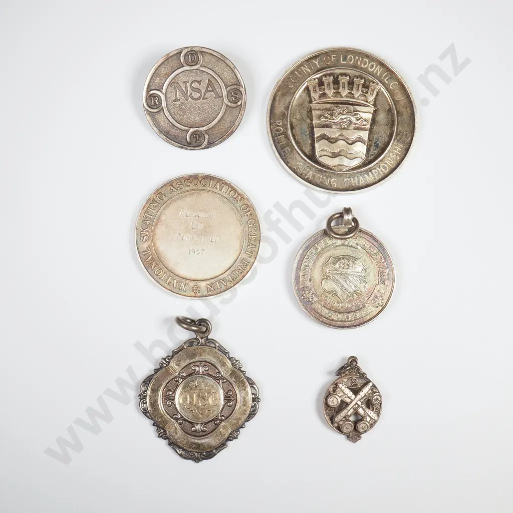72.9 Grams of Sterling Silver Skating Awards  Image 1++