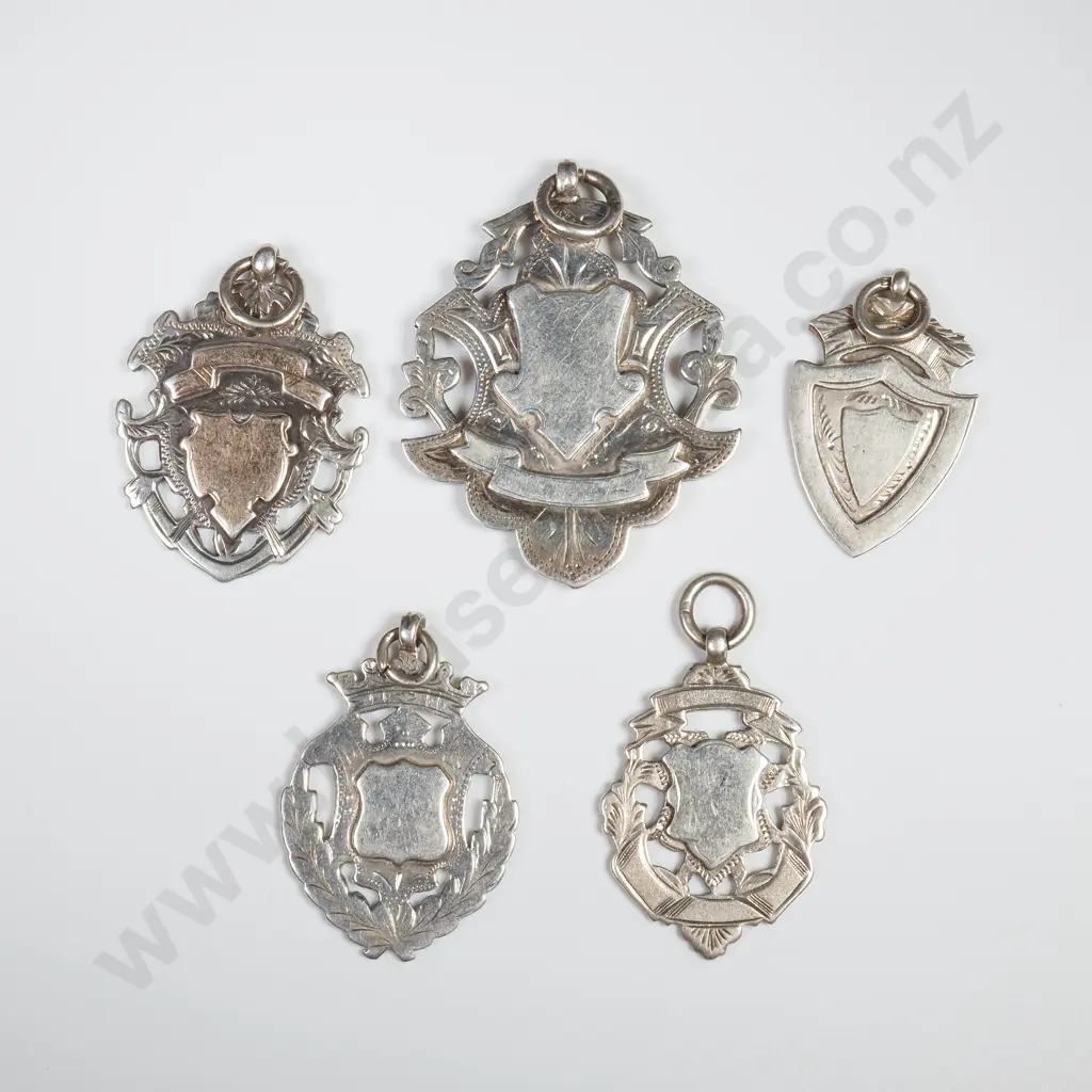 66.92 Grams of Sterling SIlver Unawarded Prize Fobs Image 1++