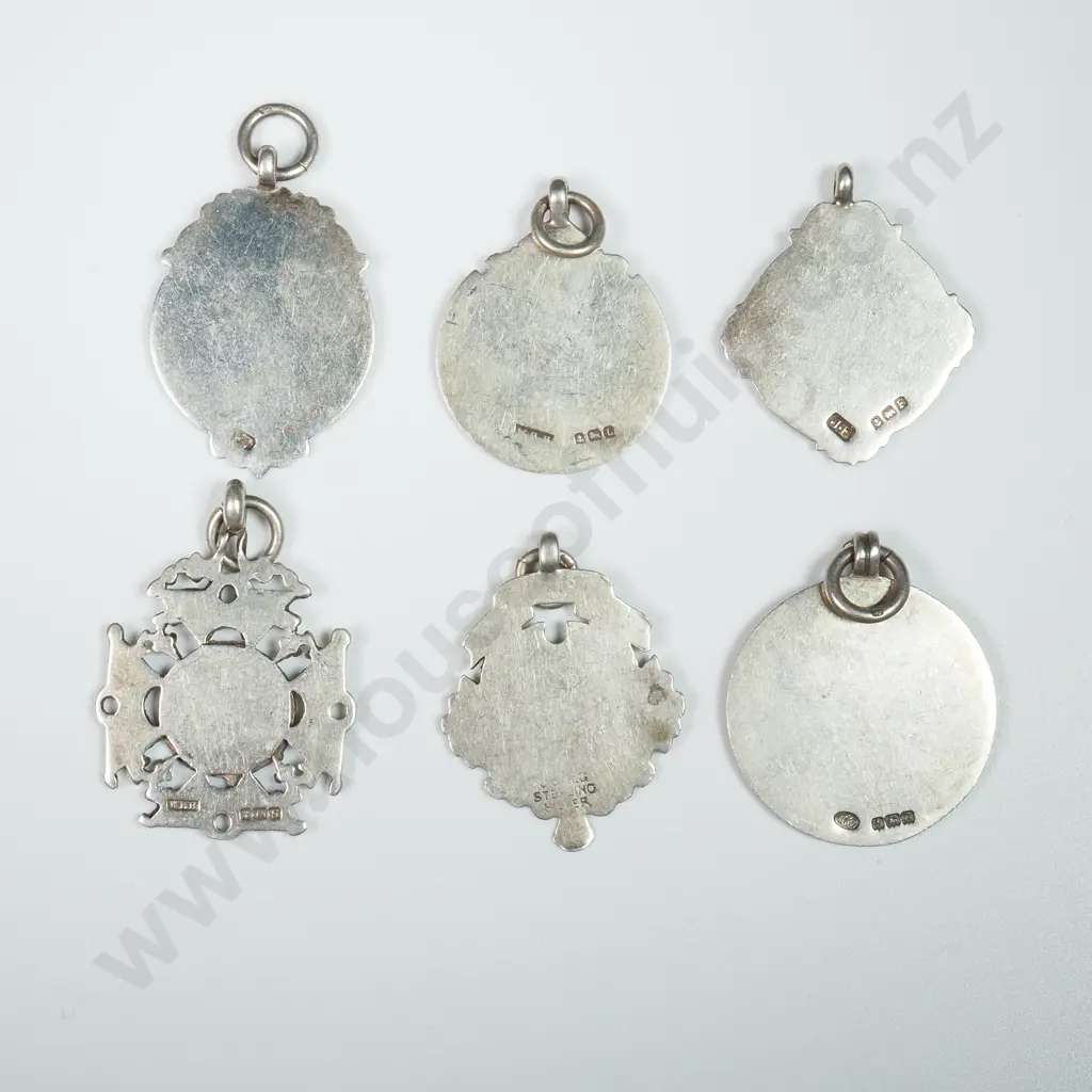 37.2 Grams of Sterling SIlver Unawarded Prize Fobs Image 1++