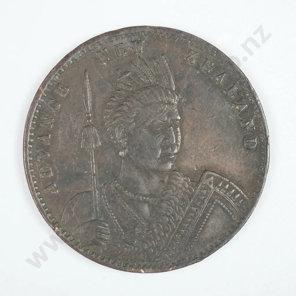 New Zealand 1 Penny 'Milner & Thompson' Token Image 1++