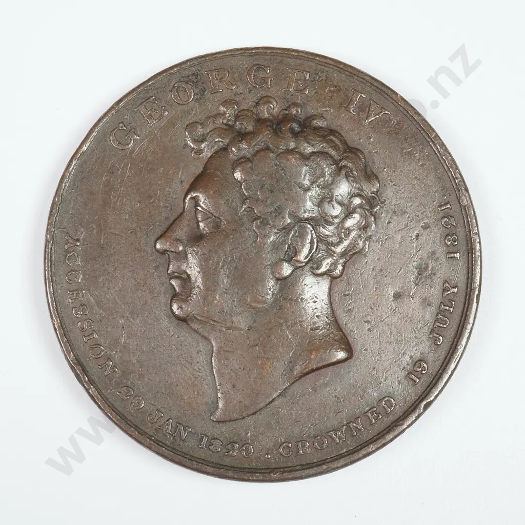 GB 1830 Death of George IV Medal in Bronze Image 1++